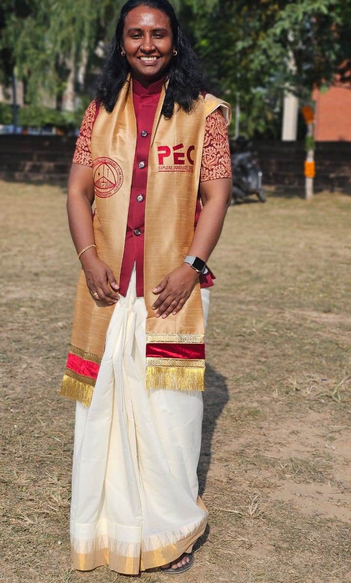 PEC फैकल्टी मेंबर, डॉ. शिमी एस.एल. को राष्ट्रपति द्वारा राष्ट्रीय पुरस्कार से किया जाएगा सम्मानित